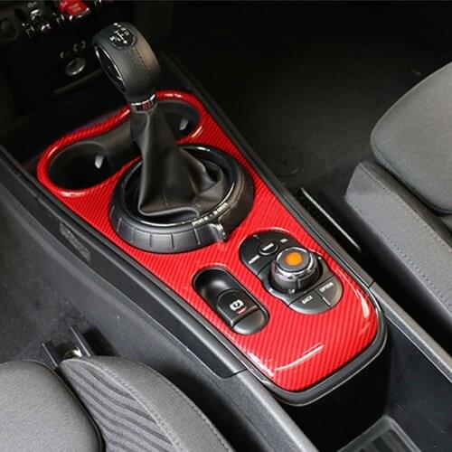 Car Interior Mouldings Center Console Gear Shift Panel ABS Stickers Cover Trim Decal For Mini Copper Countryman F60 Car Styling