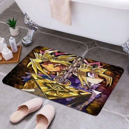 Yugioh Cheaper Anti-slip Modern Area Rugs Living Room Balcony Bathroom Printed Carpet Doormat Hallway Bath Mat
