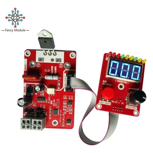 NY-D02 Double Pulse Spot Welding Machine Encoder Time Digit Module Control Panel Plate Adjustable Current Controller