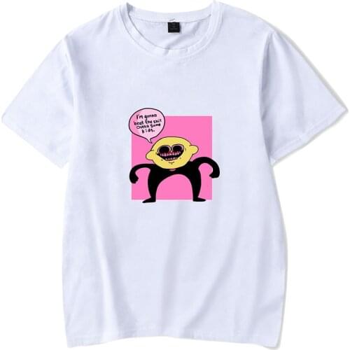 Friday Night Funkin Lemon Demon summer comfortable T-shirt loose short-sleeved casual all-match neutral T-shirts tops