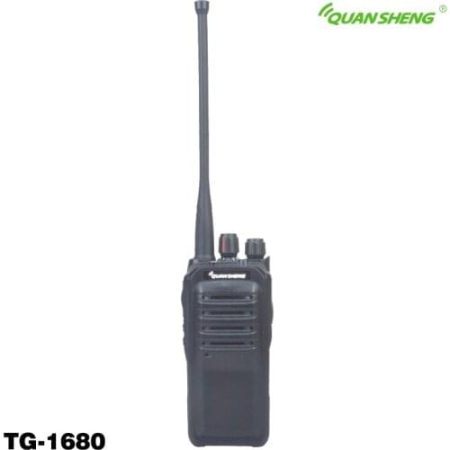 Walkie talkie quansheng TG-1680 UHF 400-480MHz 8W high power 16Channels Portable two way radio 3500mAh Rechargeable battery