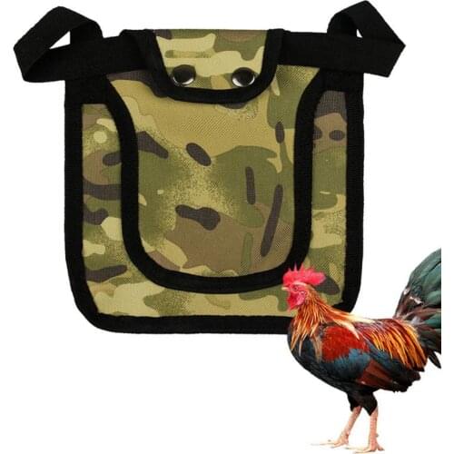 Chicken Saddle Adjustable Shoulder Strap Poultry Hen Saddle Apron Pet Clothes for Medium And Large Poultry Back Protector
