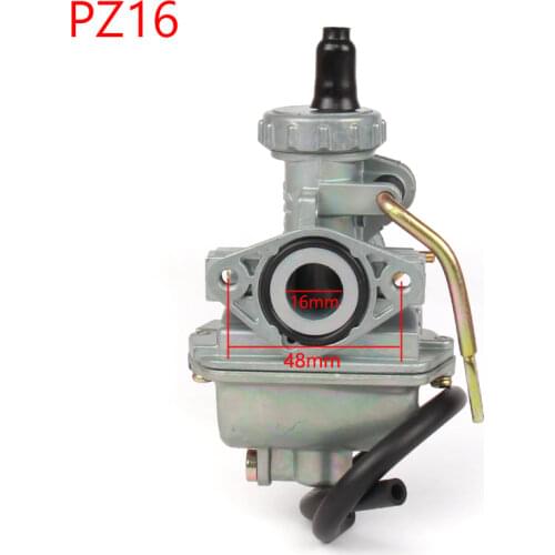 Hand Choke PZ16 16mm Carb Carburetor For KEIHI 50cc 70cc Pit Dirt bike motorcycle motorcross ATV Quad go kart