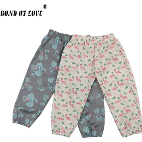 Toddler Infant Pants Full Length Pants Flamingo design Cotton Boys Girls Newborn Baby Clothing Loose Comfortable Clothes Costume