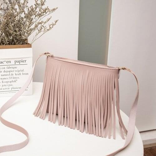 Luxury Women Totes Ins Thick Tassel Shoulder Bag Bike Wallet Mini Bag Coin Purse Fashion Women Pack Leather Crossbody Bags