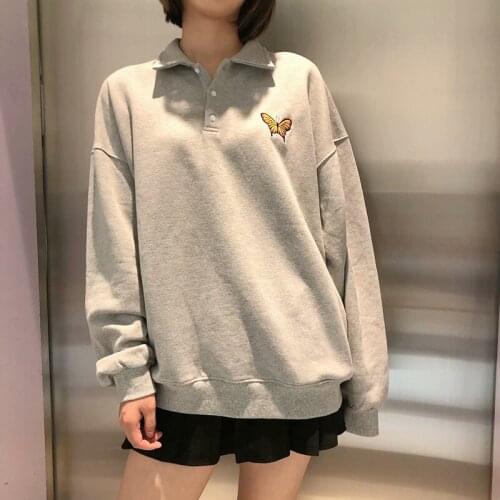 UNUTH Girls Oversize Cotton Sweatshirts 2021 Spring-Autumn Fashiion Ladies Soft Loose Pullovers Vintage Women Chic