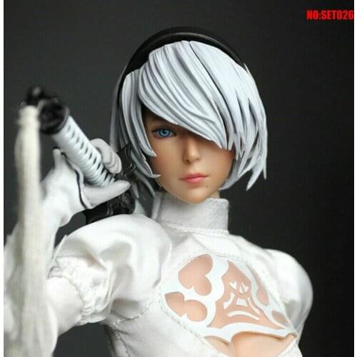 IN STOCK SUPER DUCK 1/6 2b Head Sculpt Carved SET026 Model Fit 12" Female Figure Body