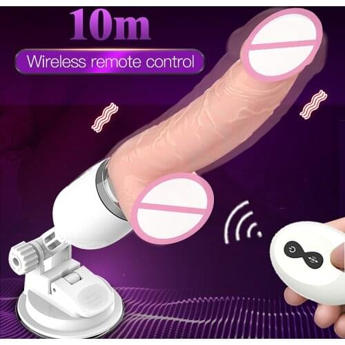 Female Adult Swing Realistic Dildo Wireless Vibrator Dildos Strapon Vibrating Penis Sucker Intimacy Phallus Sex Toys for Women