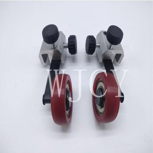 1 Pair Komori Printing Machine Parts Platen Roller Assembly Komori Rubber Wheel 1 Pair Komori Printing Machine Parts Platen Rol