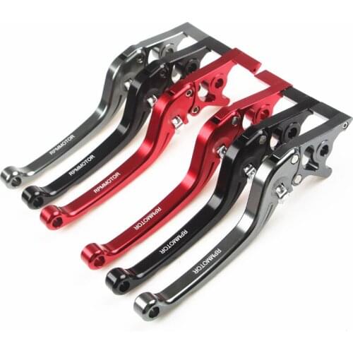 2pcsUniversal Electric motorcycle side push pump Brake modification adjustable hand rod aluminum alloy For Yamaha Honda Kawasaki