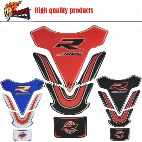 3D Motorcycle Tank Pad Protector Sticker Motocross Tankpad for BMW S1000 R S1000R S1000RR Stickers Case