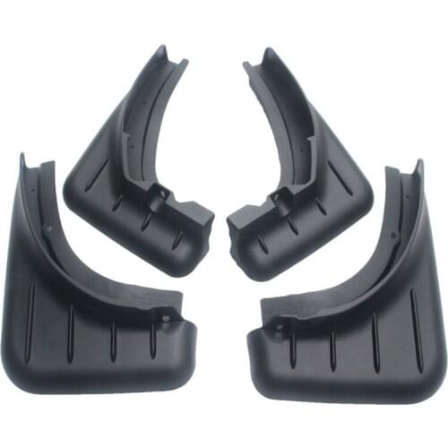 4pcs Premium Auto Front&Rear Heavy Duty Molded Flares Splash Mud Flaps Guards Fenders For Porsche Cayenne 2018