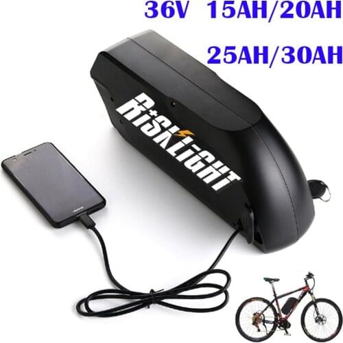 36 Volt 500W Ebike Battery 36V 10Ah 15ah 20ah 18650 lithium ion Battery With 42V 2A Charger 20A BMS 36V Electric Bicycle Battery