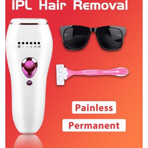 Painless IPL Hair Removal Women Permanent Facial Hair Removal Facial Body Profesional Laser Bikini Hair Removal Dropshipping