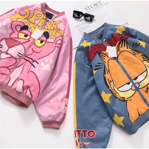 Tonytaobaby New Autumn Clothes Boys Girls Childrens Clothes Street Fashion Hip-hopping Parents and Childrens Baseball Jacket