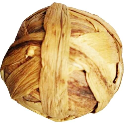 Dorakitten 1pc Small Animals Play Ball Funny Bite Resistant Rabbit Chew Ball Hamster Grass Ball Pet Supplies Random Color