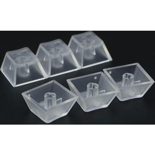 LX9B 10Pcs Transparent ABS Keycaps Mechanical keyboard Keycaps Matte Backlit Keycaps for cherry Gateron Switch Mechanical
