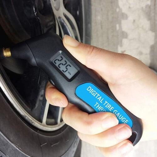 TG105 Multi-function Tire Pressure Gauge Barometer LCD Display Air Gauge Car Pressure Gauge Barometer Tester