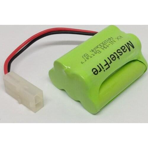 MasterFire Original 6V AA 1800mah NiMH Battery For Rc toys Cars Tanks Robots Boats Guns Rechargeable Ni-MH Batteries Pack