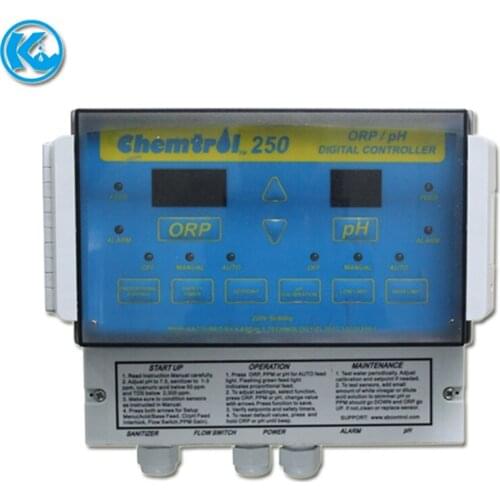 ORP.PH monitoring of swimming pool water quality monitor satellite chemtrol.250 swimming pool water quality analyzer