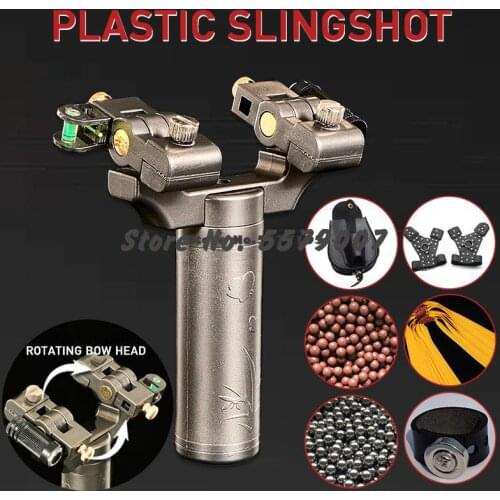 Big Power Flat Leather Slingshot High Precision Catapult Professional Fast Bow Outdoor Shooting Hunting Accessories Ammo Bag