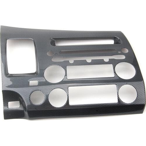 For Honda Civic 8th 2006 2007 2008 2009 2010 2011 Carbon Fiber Style ABS Console Air Condition Switch Trim Cover Mouldings
