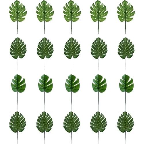 20Pcs/Set Lifelike Artificial Leaves Decorative Realistic Fake Leaves Without Stem Photography Props Home Decoration