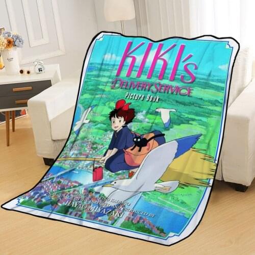 Kikis Delivery Service Book Blankets Printing Soft Blanket Throw On Home/Sofa/Bedding Portable Adult Travel Cover Blanket