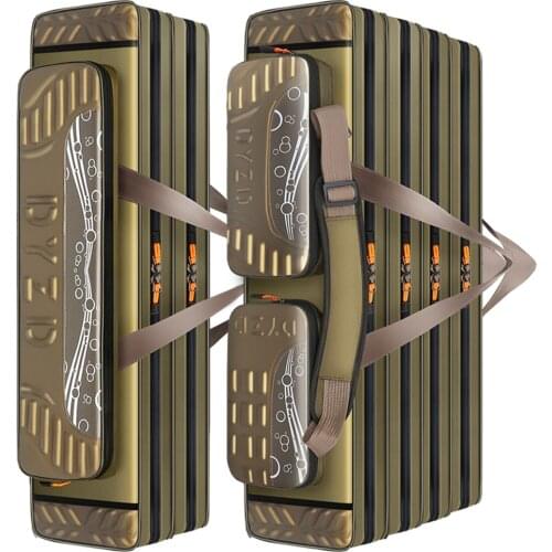 125cm/ 130cm 4 Layer Fishing Bag Oxford Cloth Folding Fishing Rod Reel Bag Fishing Tackle Storage Bags Travel Carry Case X402G