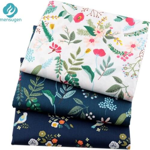 Fabric Meters Floral Printed Cotton Fabric for Dresses Baby Clothes Sewing Bed Sheet Pillow Cover DIY Sewing Fabrics