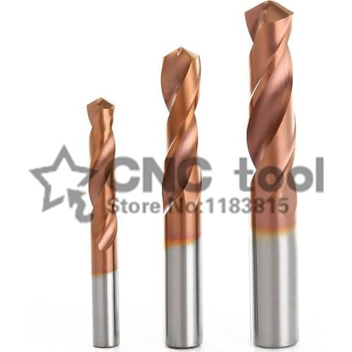 1.0mm-5.0mm x60 coating Carbide Alloy Drill Tungsten Steel Super Hard Stainless Twist Bit Straight Handle Solid Monolithic Drill