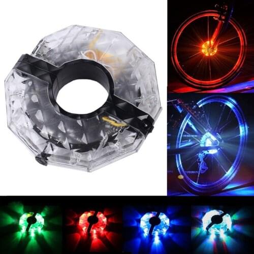 Cycling Wheel Hub Light Waterproof USB Rechargeable LED Bicycle Kids Balance Bike Colorful Spoke Lights Safety Riding Warning