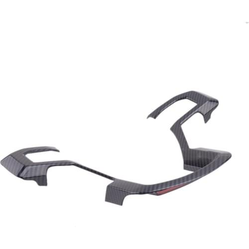 Car Inner Steering Wheel Moulding Panel Cover Trim Styling Carbon Fiber Texture ABS Fit for Ford F150 2015 2016 2017 2018 2019