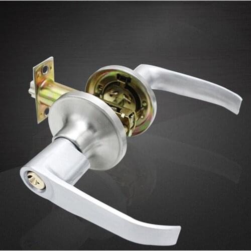 Room Door Handle Lock High Quality Zinc Alloy Door Handle Lock Three Pole Spherical Lock Accessories Kitchen Bathroom Home Door