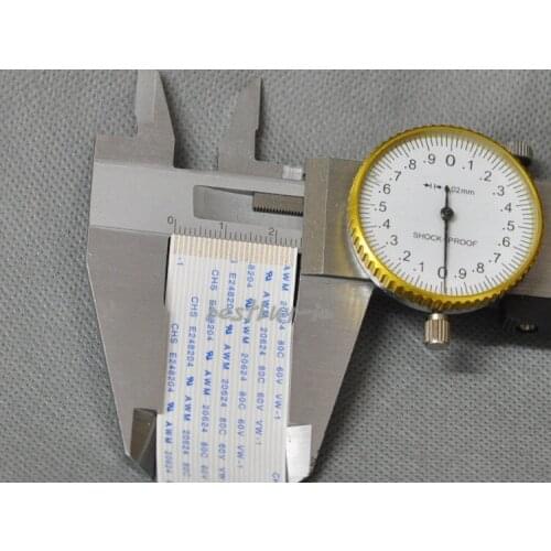 1.0mm Spacing +250mm Length +24Pin A / same direction line Soft wire FFC Flexible Flat Cable.24P*1.0A*250MM