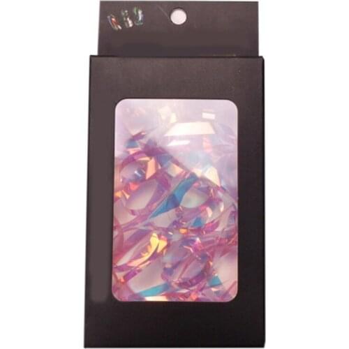 Q1QD 1Box Holographic Striping Line Nail Art Decoration Sticker DIY Nails Tip for Salon Home Makeup Decor Crafts Supply