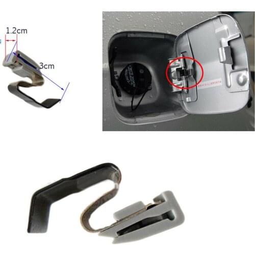 1pc Car Fuel Spring Release Clip Door Gas Cap Fuel Lid Spring Clip Opener For Mitsubishi 3000GT/Galant/Lancer/Montero/Outlander