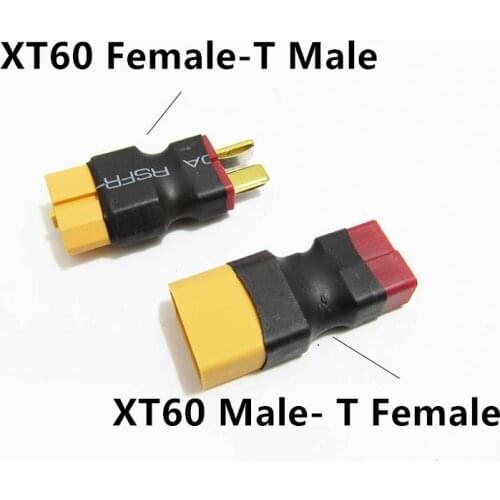 1PC RC XT60 Male/Female To Deans Plug T Female/Male Connector Adapter Car Plane Helicopter Quadcopter Lipo Battery RC parts