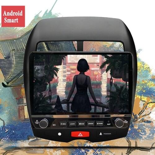 2DIN Android 10.0 Car Radio For Mitsubishi ASX 2010-2017 2018 2019 2020 Car DVD GPS Navigation Multimedia Player Tape Recorder