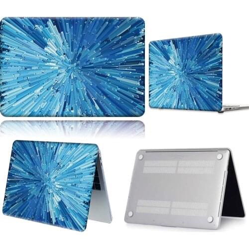 For Apple Macbook 12/Pro 13 A2251 A2289/Pro 13 A2338 3D Art-blue Ice Bar PVC Laptop Case For Fund Air 13 A2337/Pro 15 16/Air 11