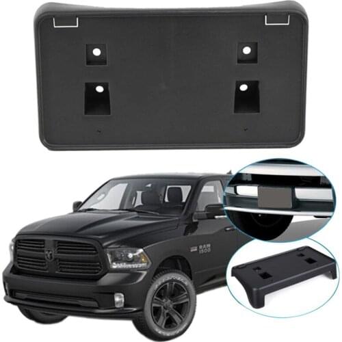 Black Front License Plate Mounting Bracket for DODGE RAM 1500 2013-2018 Car Exterior Accessories