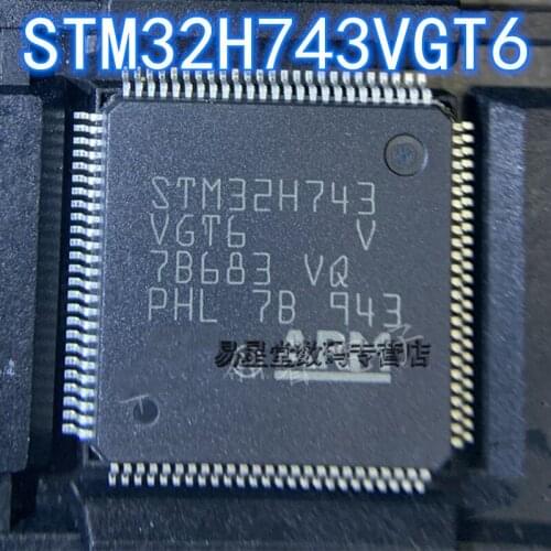 1PCS-5PCS 100% new original authentic STM32H743VGT6 QFP-100 32H743VGT6 QFP100 32-bit microcontroller chip