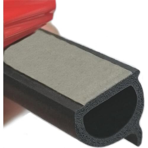 Shaped DZ Car Door Seal Strips Type Noise Insulation Weatherstrip Epdm Rubber Bonnet Engine Sealing Strip Auto Trunk Cover Seal