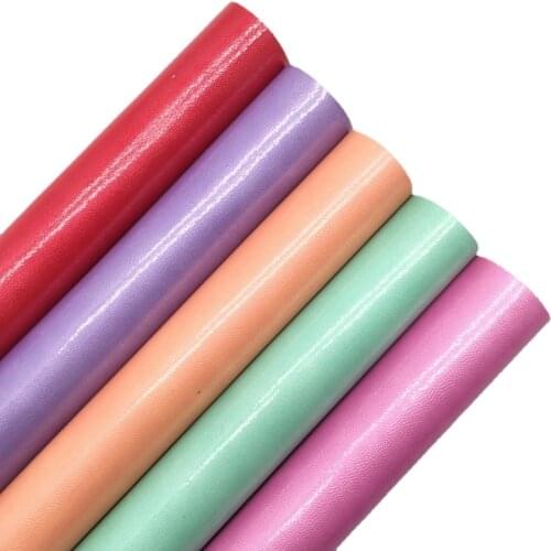 Smooth Patent Synthetic Faux Leather Fabric Sheets Felt Backing Leather For DIY Bows 21X29CM 6S85