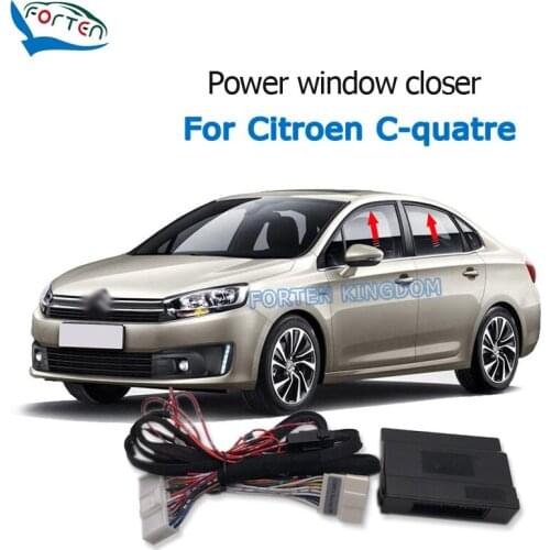 Forten Kingdom Car Auto Intelligent Power Automatic Close Window Closer Kit Moble For Citroen C-Quatre