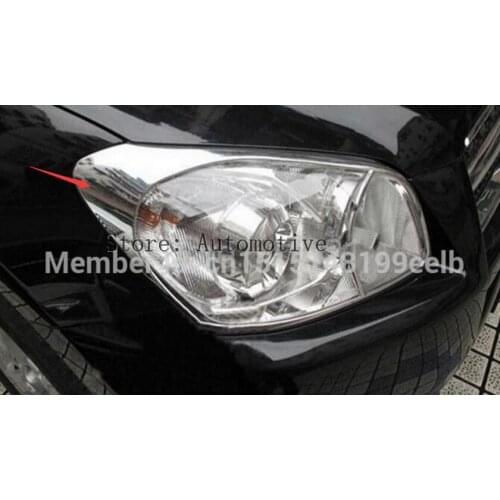 Front lamp cover head light cover fit for TOYOTA RAV4 XA40 2006 2007 2008 2009 2010 2011 2012 Abs Chrome 2pcs per set