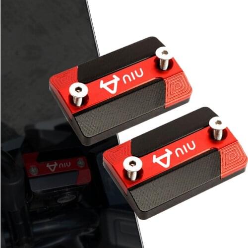 For niu scooter N1 N1s U+ U+A U+B Motorcycle Front Rear Fluid Reservoir Cover Cylinder Reservoir Brake Cap