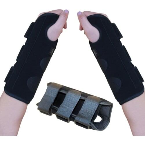 Medical wrist fracture fixator arm sprain muscle strain forearm splint aluminum alloy fixator belt sports sprain
