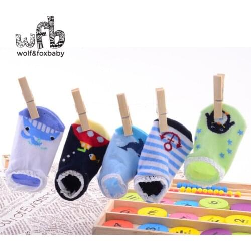 10pairs/lot Free shipping 100% cotton Baby socks rubber slip-resistant floor socks cartoon Anti-slip Walking kid socks 0-1 baby