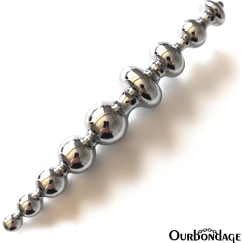 Ourbondage Spiral Bubble Shape Alloy Anal Plug Butt Plug For Men Women Prostate Massage Adult Sex Toys